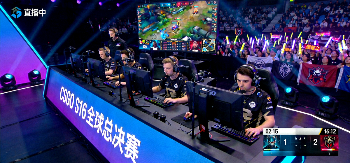 CSGO S16全球总决赛现场高清直播画面